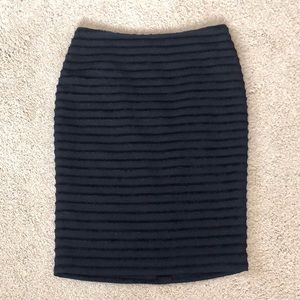 Rachel Roy black textured pencil skirt